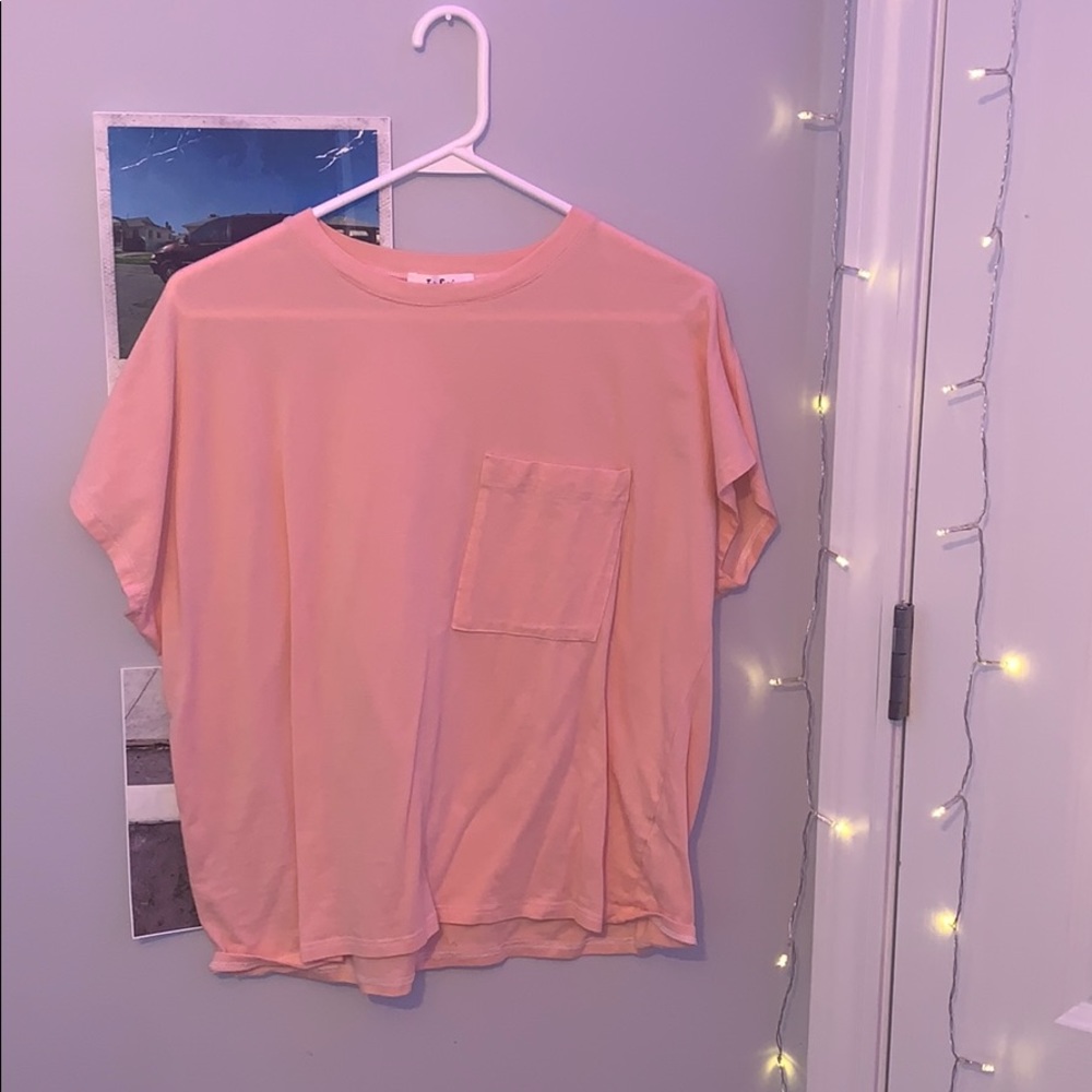 pink soft tee